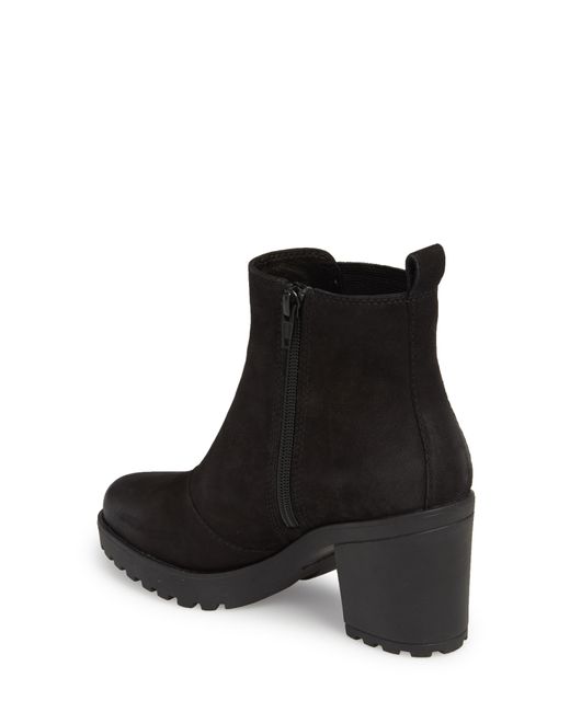 Vagabond Vagabond Grace Chelsea Bootie in Black Nubuck (Black) - Lyst
