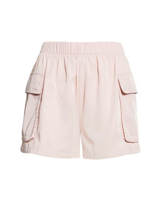 ATM White Pull-On Cargo Shorts