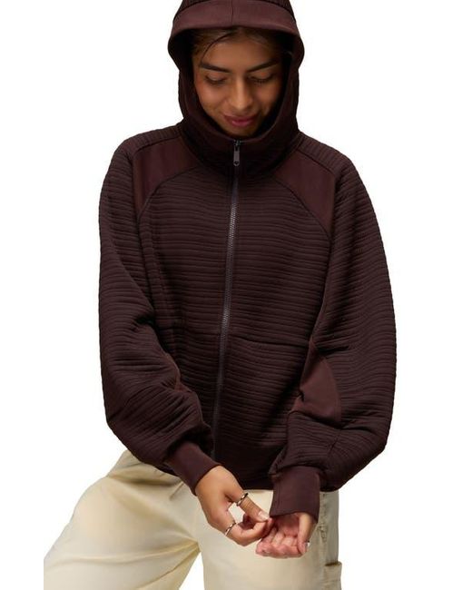 Prana Black Send Off Oversize Jacket