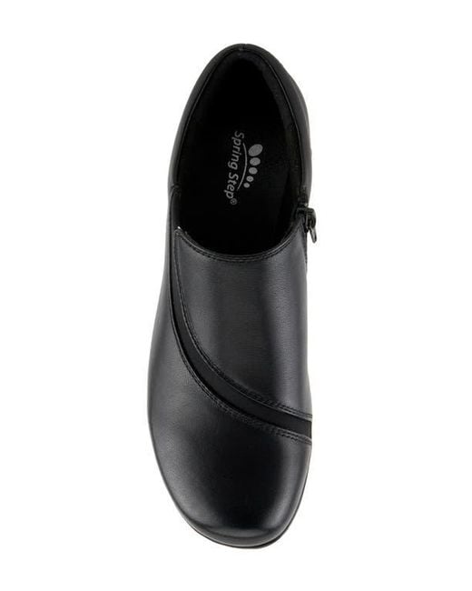 Spring Step Black Klay Pump