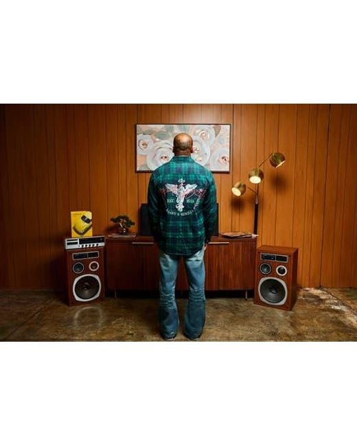 SAINT PERRY Blue Devani Westside Flare Denim for men