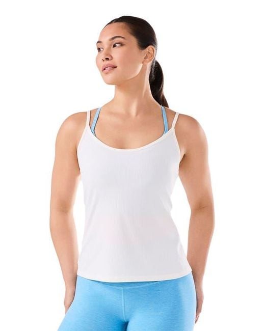 Tavi White Pace Rib Tank