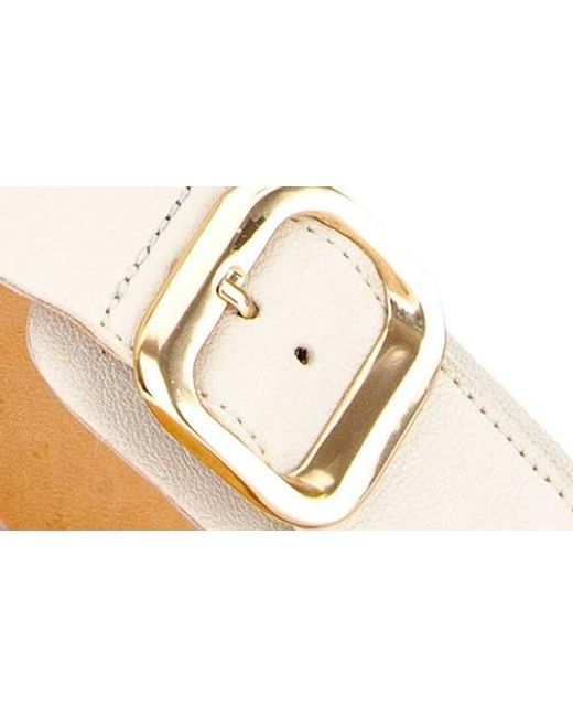 Gabor White Studded Flip Flop