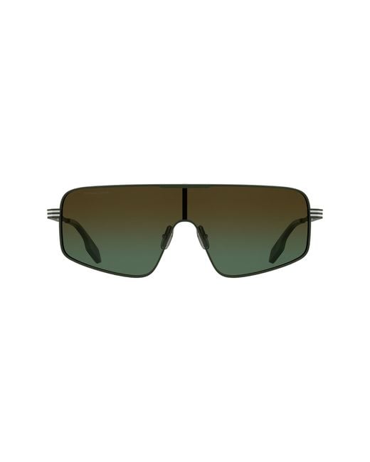 Canada Goose Green 58Mm Gradient Modified Rectangular Shield Sunglasses