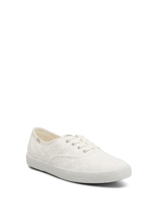 Keds women's champion cheap eyelet fashion sneaker