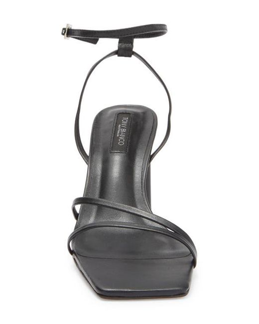 Tony Bianco White Corso Ankle Strap Sandal