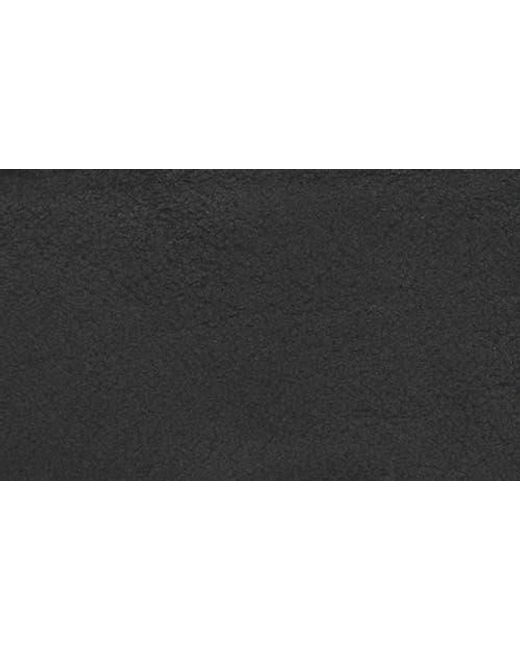 Mango Black Square Buckle Textured Belt