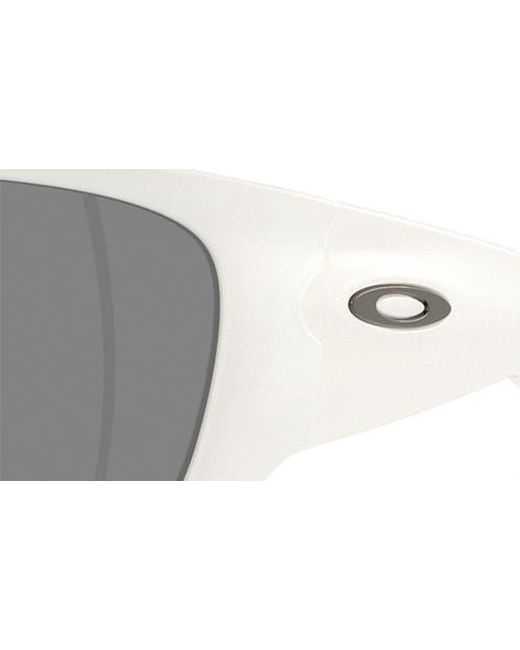 Oakley Gray 60Mm Prizm Rectangular Sunglasses for men