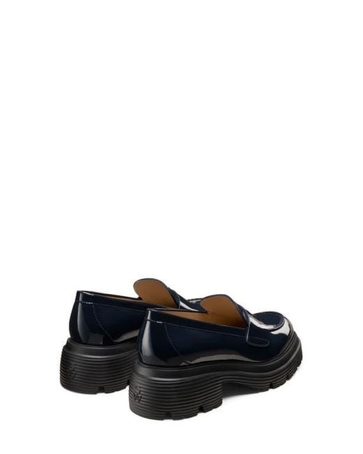Stuart Weitzman Black Hudson Lite Penny Loafer