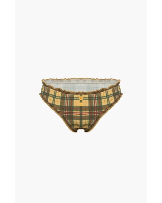Oddli Yellow Bloomer Bikini Bottom