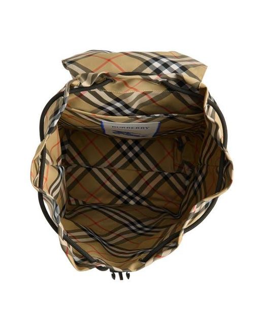 Burberry Multicolor Classics Check Backpack for men
