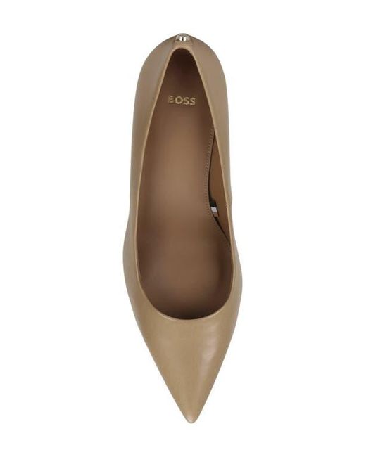 Boss Brown Janet Pointed Toe Pump