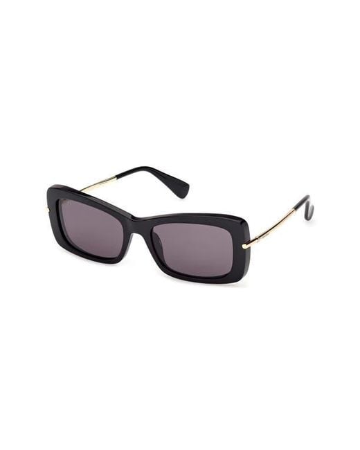 Max Mara Multicolor 54Mm Rectangular Sunglasses