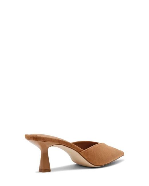 Steve Madden Brown Mod Pointed Toe Mule Pump