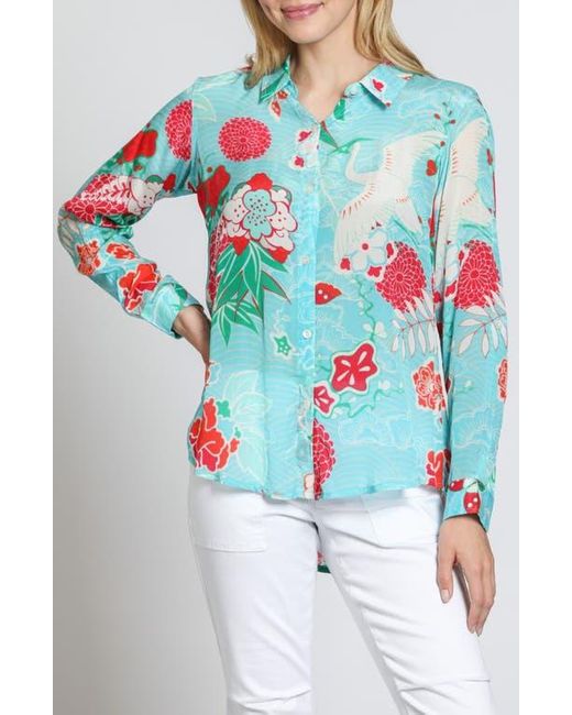 Apny Multicolor Print Button-Up Shirt