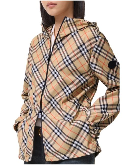 Burberry Natural Check Lightweight Jacket