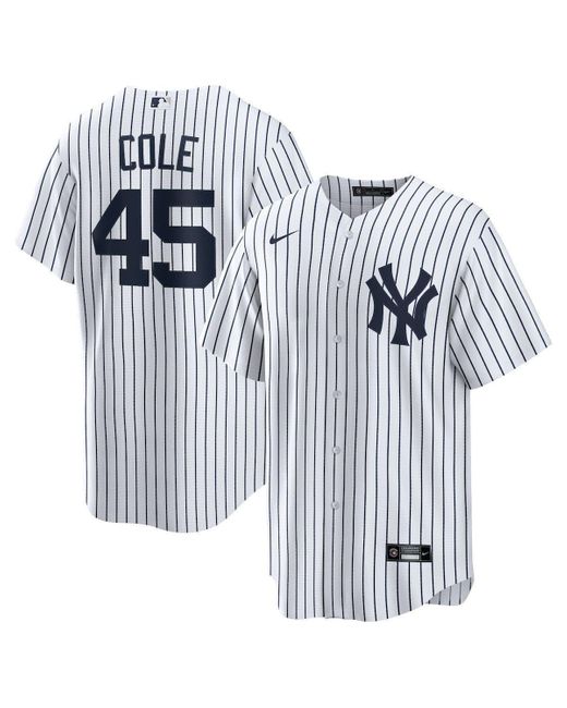 Nike Gerrit Cole White New York Yankees Home Replica Player Name Jersey ...