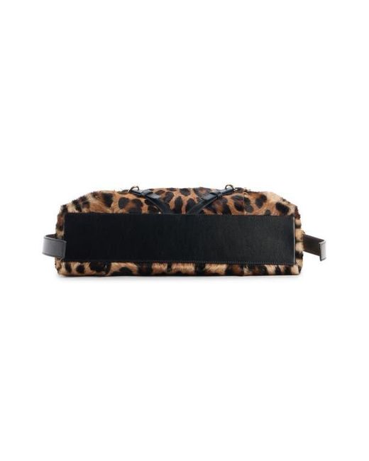 Givenchy Black Medium Voyou Genuine Calf Hair Hobo Bag