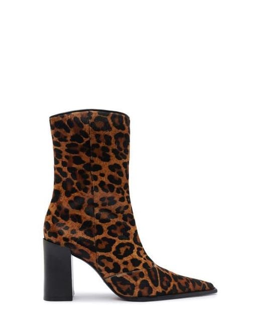 SCHUTZ SHOES Brown Raffaela Pointed Toe Bootie
