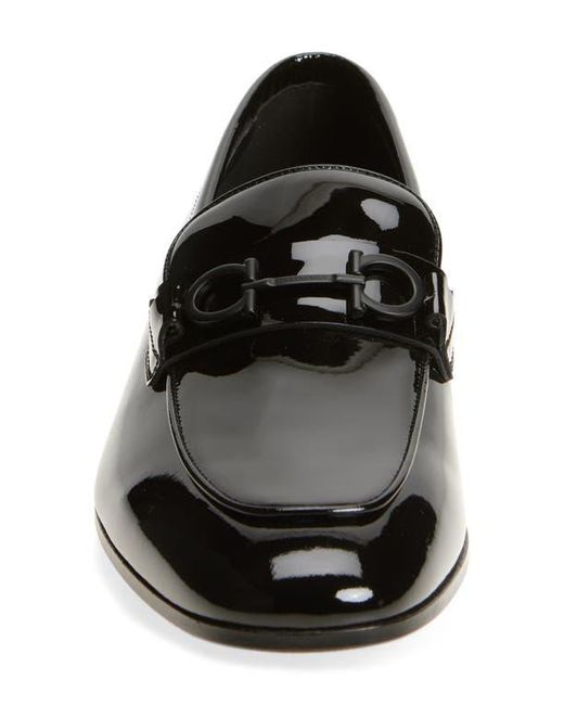 Salvatore Ferragamo Nero Patent Calf Loafers (Black) Ferragamo Nero Shoes For Men | Editorialist main image 2
