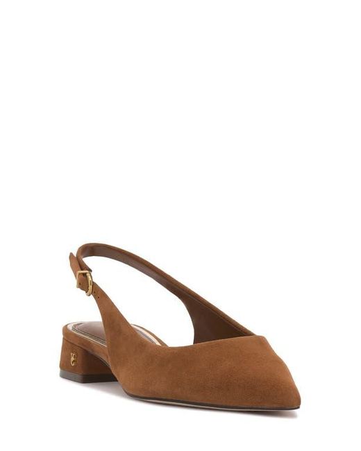 Vince Camuto Brown Valiey Slingback Flat