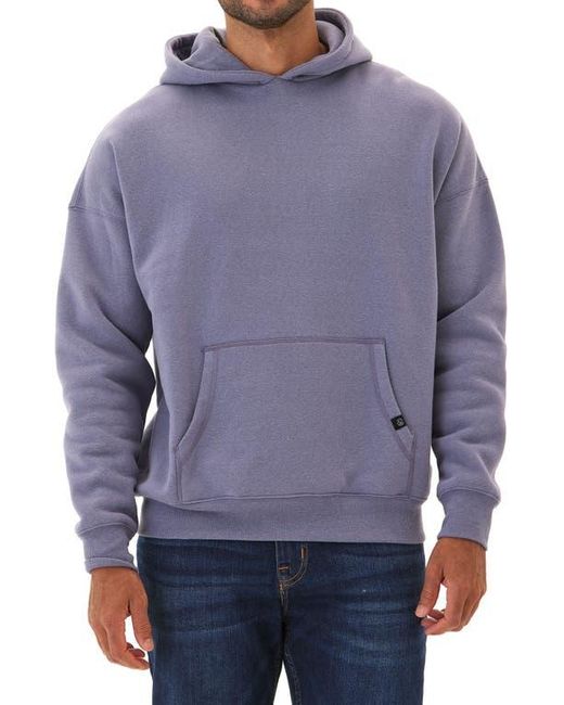 Threads For Thought Blue Marcel Oversize Fleece Hoodie for men