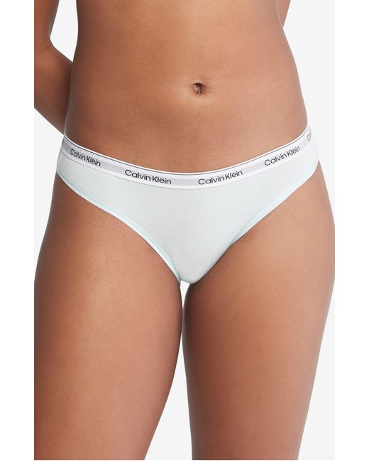 Calvin Klein White Assorted 3-pack Logo Bikinis