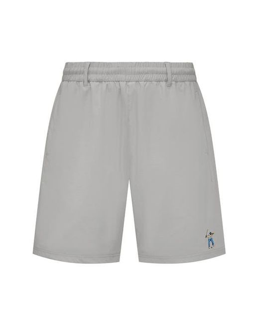 EASTSIDE GOLF Gray Drawstring Waist Golf Shorts for men