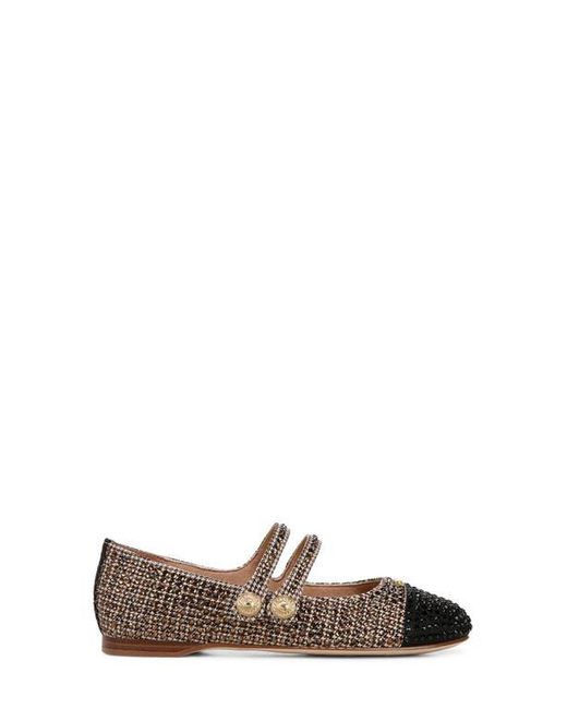 Circus by Sam Edelman Brown Zoey Cap Toe Mary Jane Flat