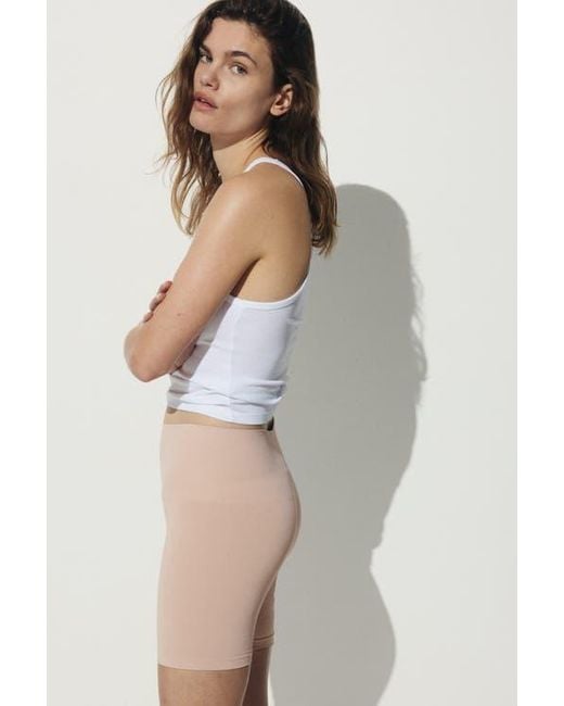 H&M Pink 2-Pack Seamless Shape Bikers