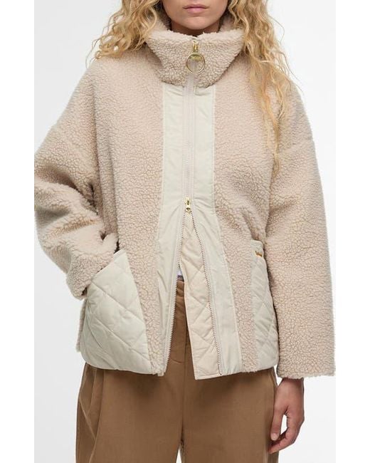 Barbour Natural Brawby High Pile Fleece Jacket