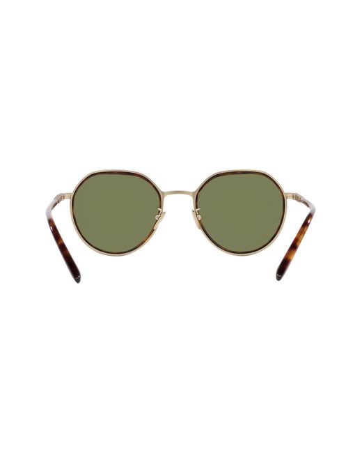 Armani Exchange Green 49mm Small Phantos Sunglasses for men