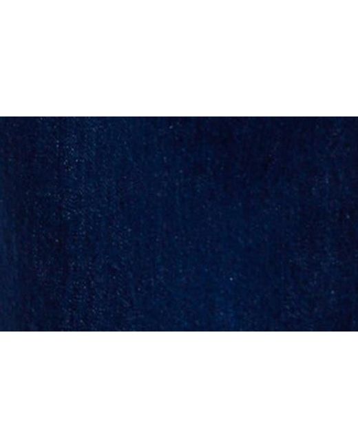 Free People Blue Alia Cuffed High Waist Wide Leg Jeans