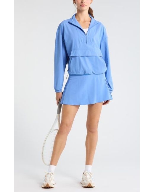 Zella Blue Transit Pullover Jacket