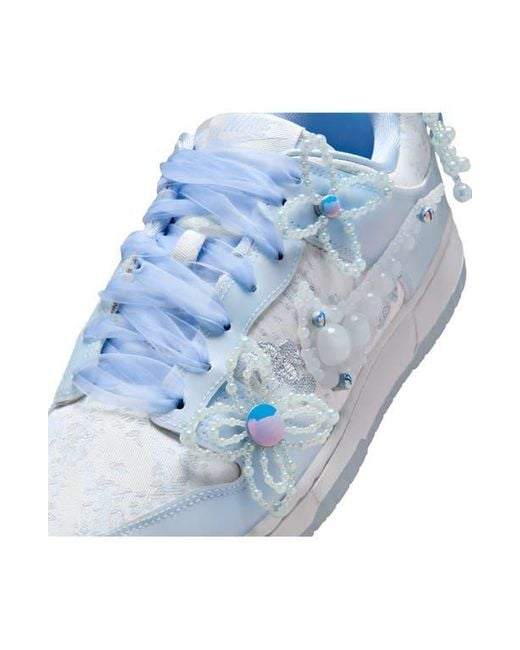 Nike Blue Dunk Low X Susan Fang Basketball Sneaker