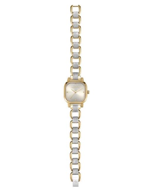 Ettika Metallic Classic Square Bracelet Watch