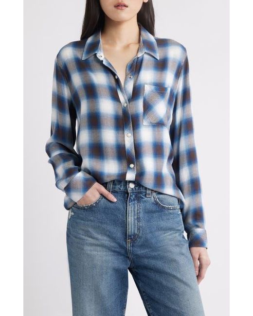 Rails Blue Hunter Plaid Button-Up Shirt