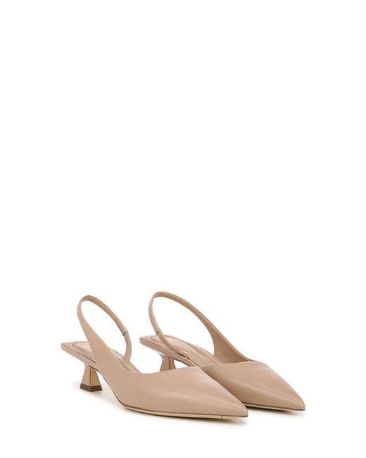 Sarto Pink Devin Pointed Toe Slingback Pump