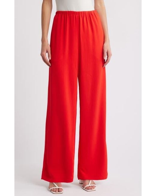 Solid & Striped Red Monaco Wide Leg Pants