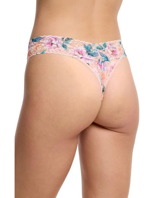Hanky Panky Pink Print Original Rise Thong