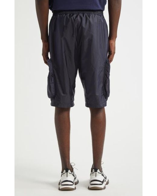 Moncler Genius Blue X Mercedes-Benz By Nigo Logo Patch Cargo Shorts for men