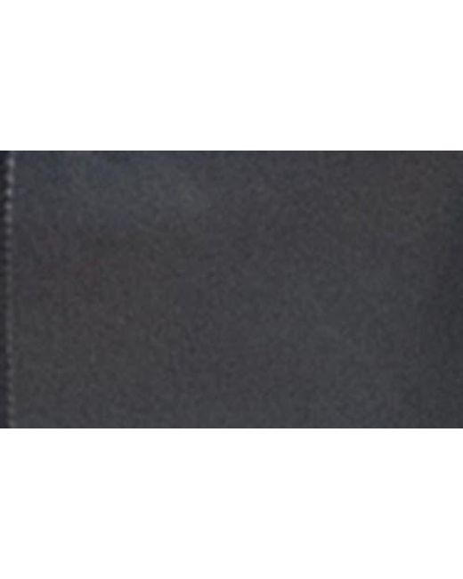 Grey Lab Black Square Neck Faux Leather Minidress