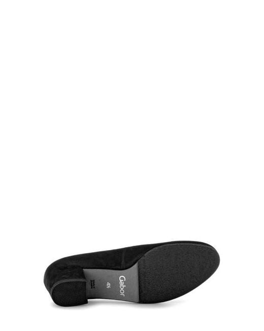 Gabor Black Scallop Pump