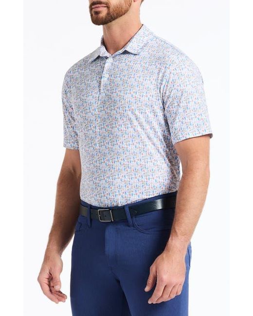 Robert Graham Blue High Spirits Polo for men