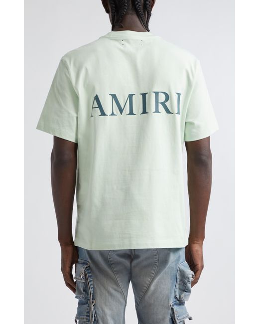 Amiri Multicolor Ma Logo Cotton Graphic T-shirt for men