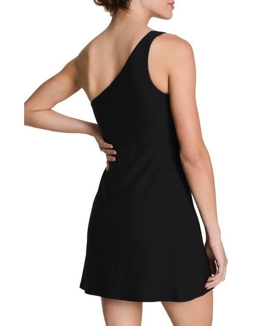 Spanx Black One-Shoulder Dress