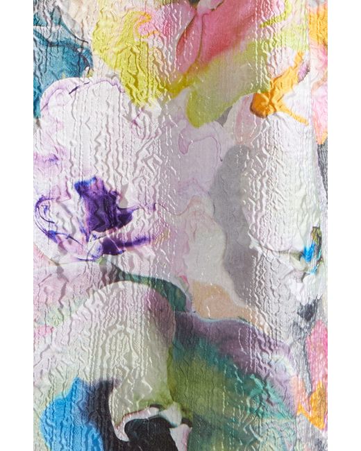 Stine Goya Multicolor Veroma Floral Long Sleeve Midi Dress