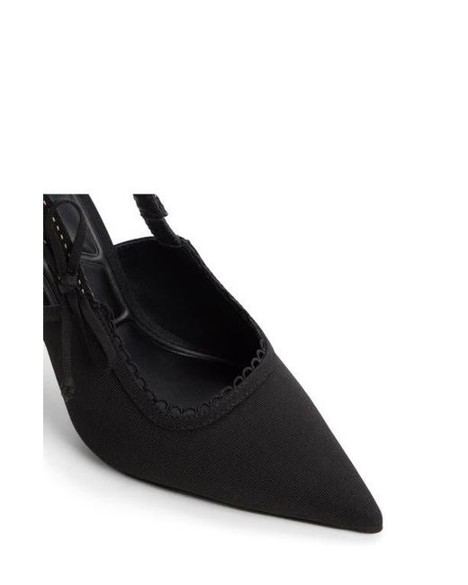 ALDO Black Hennie Slingback Pointed Toe Pump