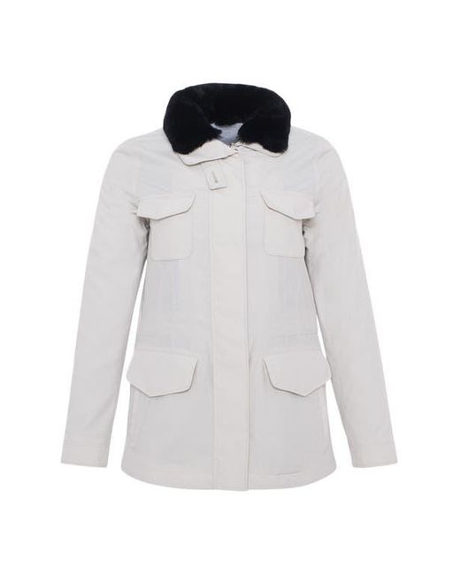 Gorski White Loro Piana Storm System Jacket