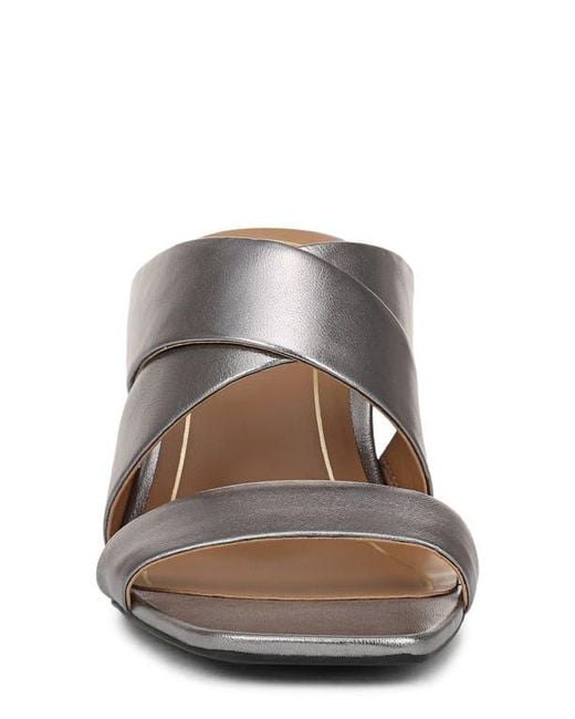 Vionic Gray Merlot Slide Sandal
